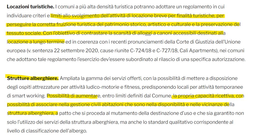 La vergogna della legge toscana sul turismo.
Se le case vengono utilizzate dai proprietari per fare affitti brevi, va male.
Se, invece, vengono utilizzate dagli albergatori, va bene.
NAUSEANTE
toscana-notizie.it/web/toscana-no…