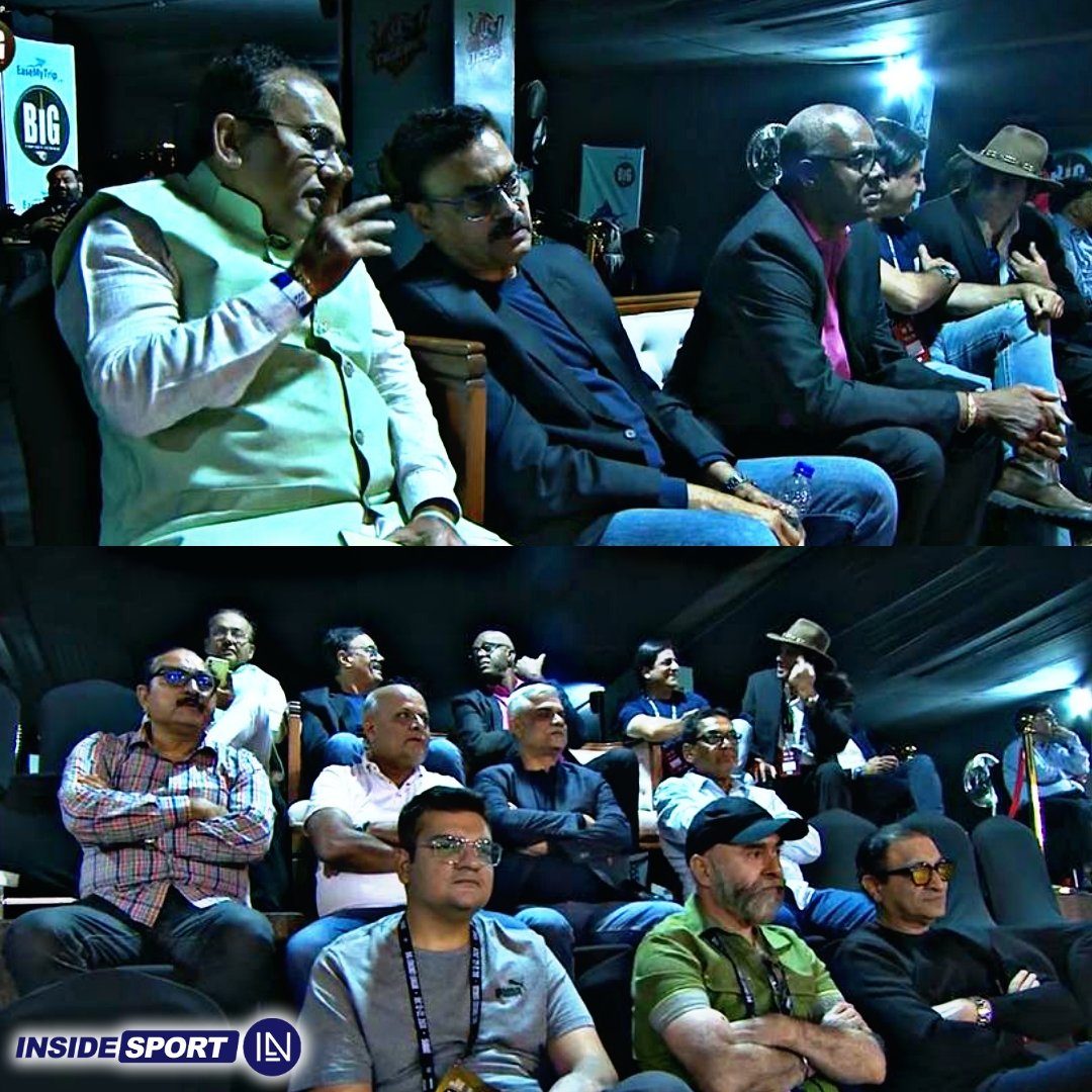 InsideSportIND's tweet photo. Legends Dilip Vengsarkar and Courtney Walsh are in attendance in Surat for the finals of the Big Cricket League, 2024 ๐ฅ๐
๐ท:- SonyLIV
#BCL #Finals #DVengsarkar #CWalsh #Insidesport #CricketTwitter https://t.co/HvYjV9MvlV