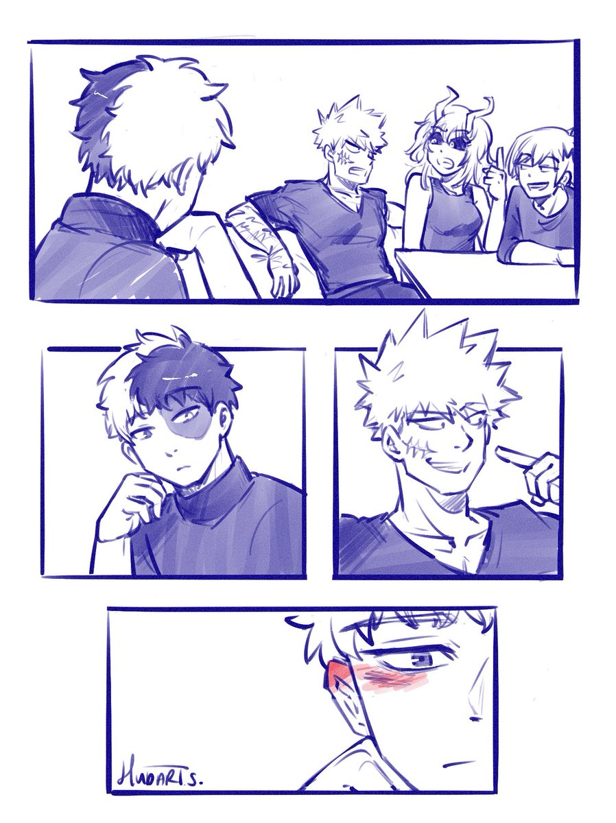 hudartss's tweet image. #bakutodo  #bktd

Always love a pining Shouto  :')