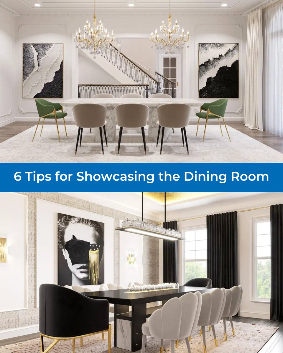 nardotrealtor's tweet photo. Looking to captivate potential buyers? Find out how to make the dining room a showstopper and leave a lasting impression. https://t.co/XyuqoIVuAl https://t.co/yzsrss2bTY