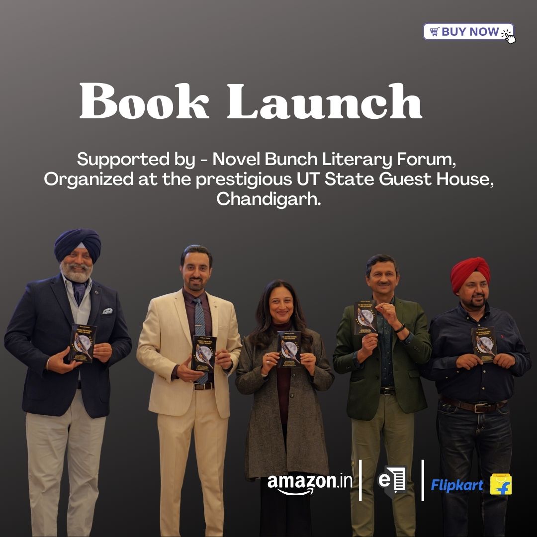 Honored and blessed to have my new book launched by respected Lt. Gen. KJS <a href="/TinyDhillon/">KJS DHILLON🇮🇳</a> Sir, <a href="/vivekatray/">Vivek Atray</a> Sir, Saguna Jain Mam and Hardeep Chandpuri Sir.
Book is now available worldwide on Amazon.
Paperback:
amzn.in/d/hcbsLZ3
Ebook:
amzn.in/d/1gnMAsl