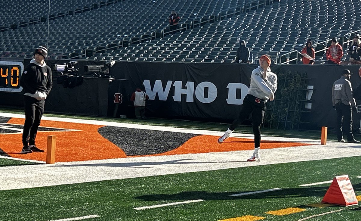 Bengals single-season passing touchdowns record book:

1). Burrow - 36 (present)
2). Burrow - 35 (2022)
3). Burrow - 34 (2021)