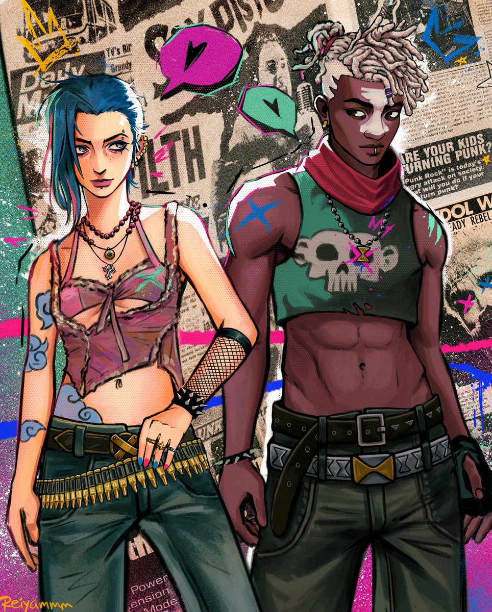 Punk duo⌛️💣
#timebomb #arcane #ekko #jinx