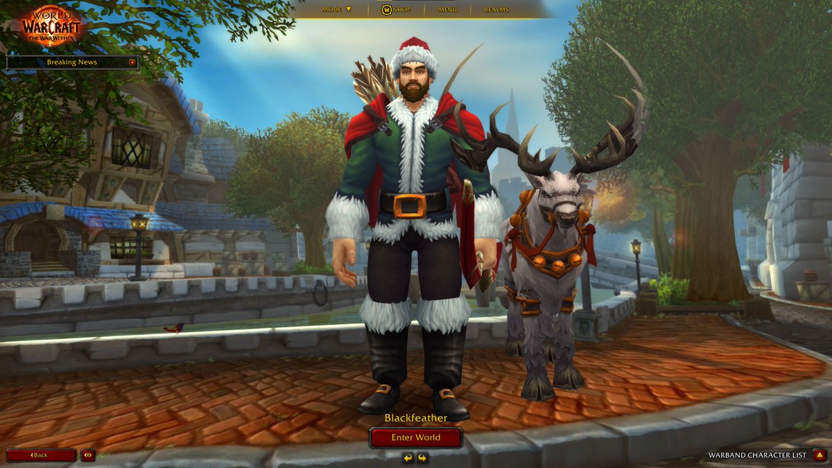 Strange_Heroes's tweet photo. And here are some holiday themed #transmogs from last night’s World of @Warcraft #WinterVeil stream. https://t.co/7oMyl8LRuQ
