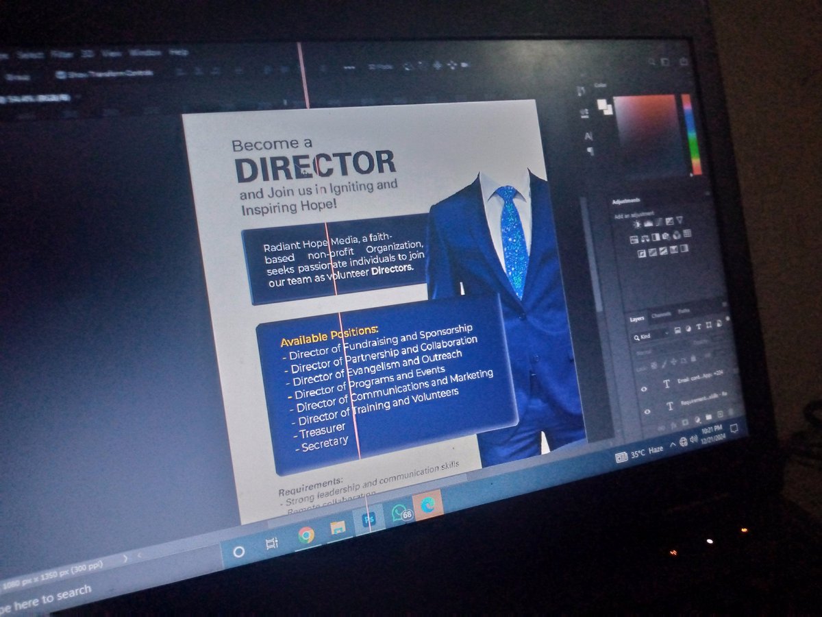 emeksgraphics's tweet image. Almost same with me... I never paid to learn graphic designing, some offered to teach me for free... Long story cut short I got my new HP laptop just last month✌️

Nah who give up lose!!!

#GraphicDesign #VisualSolutions #BrandVisibility #DigitalDesign #CreativeServices #Designer