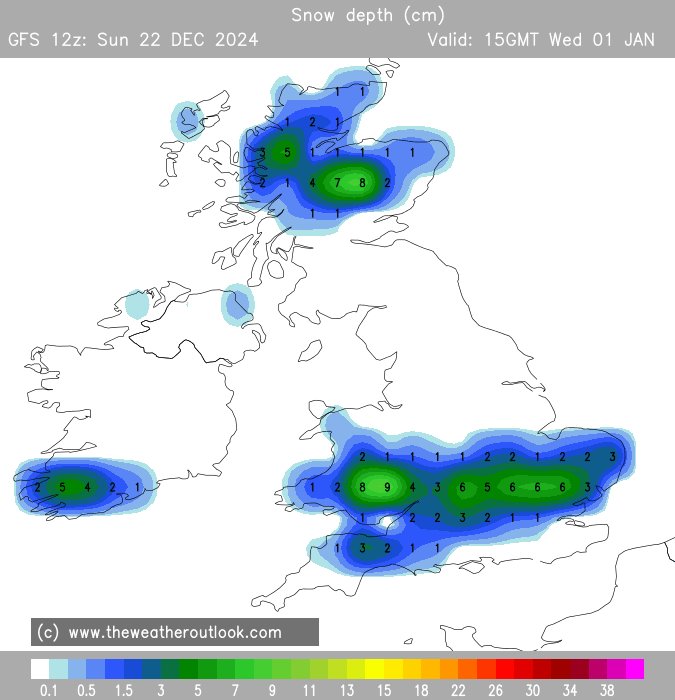 TWOweather's tweet image. #HappyNewYear from the GFS 12Z. Ski slopes in the Chilterns preparing to open. 😛theweatheroutlook.com/twodata/gfs.as…