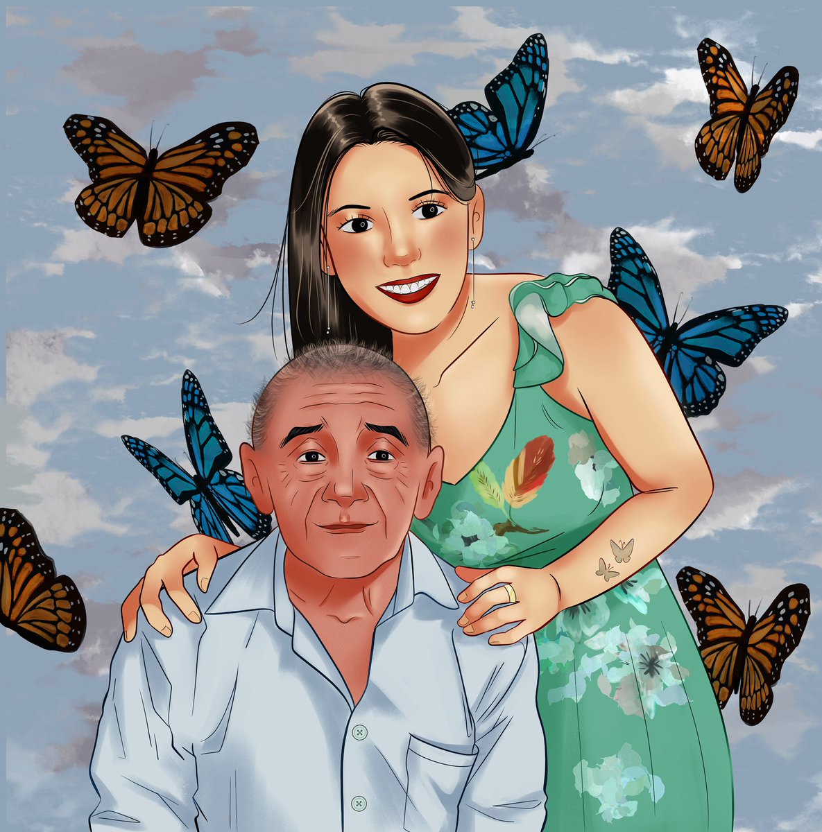 Trabajo finalizado para un cliente feliz 🌻✨