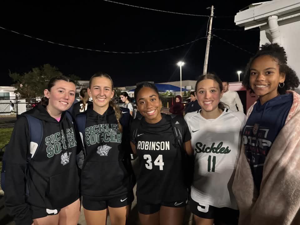 Supporting each other during high school season is the best. And seeing each other in different jerseys are a bit wild lol.