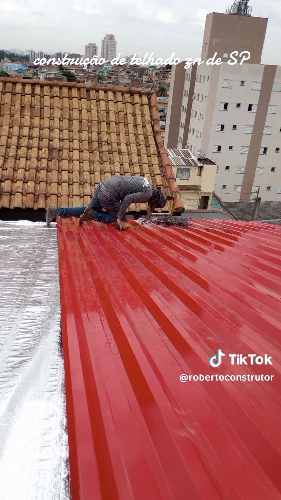 [DIVULGAÇÃO] VAI CONSTRUIR OU REFORMAR; linktr.ee/rconstrutor
Reforma de Telhado (telhas metálicas pintadas) Zona norte de São Paulo-SP
• Telhadista • Pintor • Eletricista • Azulejista • Pedreiro #ROBERTOCONSTRUTOR - BOAS FESTAS
