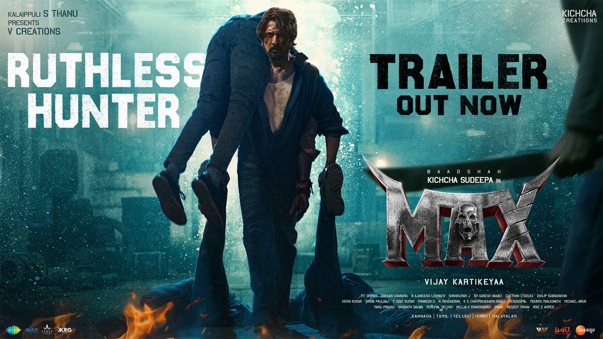 DStheBrand's tweet image. Maximum Mass trailer out now 🔥
@KicchaSudeep @DhruvaSarja #MaxTheMovie #MaxTrailer #MaxMovieOnDec25 #MaxPreReleaseEvent 
#DhruvaSarja 
#DSBOSS𓃵 #KicchaDhruvaForever #KicchaSudeep𓃵 #PuneethRajkumaar
