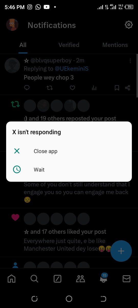 Samtips25's tweet photo. God abeg๐ญ๐ญ this phone dey terrorize me https://t.co/S1O26dwfpj