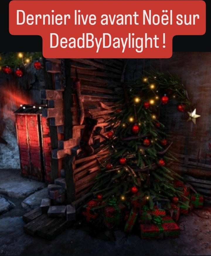 Coucou ! Mon dernier live avant Noël c'est maintenant sur <a href="/DeadbyDaylight/">Dead by Daylight</a> 

Twitch.tv/collins