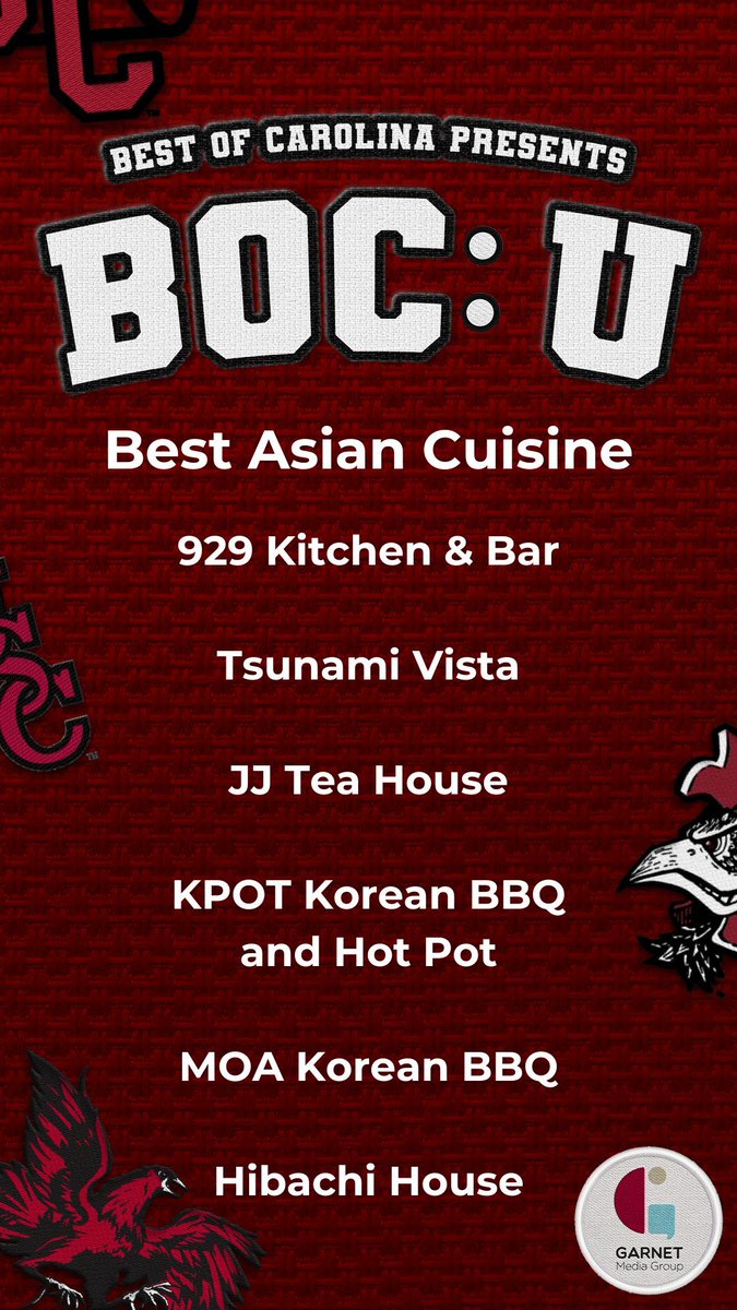 Today's #BestofCarolina2025 category feature is Best Asian Cuisine! Vote for your favorite now!
buff.ly/3RSY8Hr