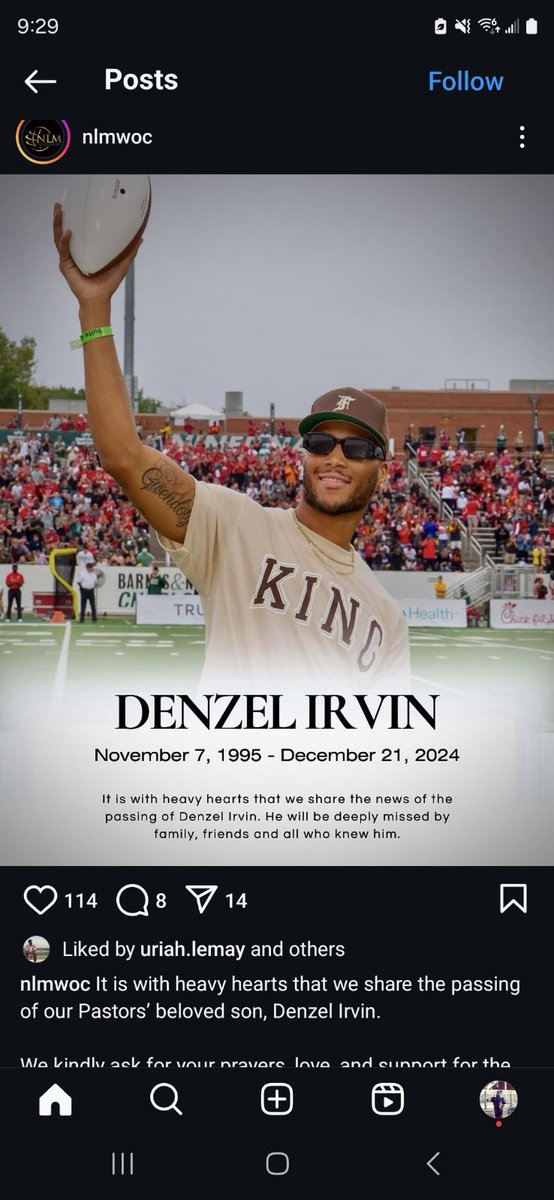Brian Hales (@justcoachhales) on Twitter photo Many of you knew Denzel, many more knew of his story. So It’s with the heaviest of hearts that I share his passing with you all. Please keep his family in your prayers during this most difficult of times. Gone too soon. RIP Zel ❤️🖤🐶
<a href="/butlerbulldogs/">Butler Bulldogs Football</a> <a href="/JTBahakelSports/">Jeff Taylor Bahakel Sports</a> Many of you knew Denzel, many more knew of his story. So It’s with the heaviest of hearts that I share his passing with you all. Please keep his family in your prayers during this most difficult of times. Gone too soon. RIP Zel ❤️🖤🐶
<a href="/butlerbulldogs/">Butler Bulldogs Football</a> <a href="/JTBahakelSports/">Jeff Taylor Bahakel Sports</a>