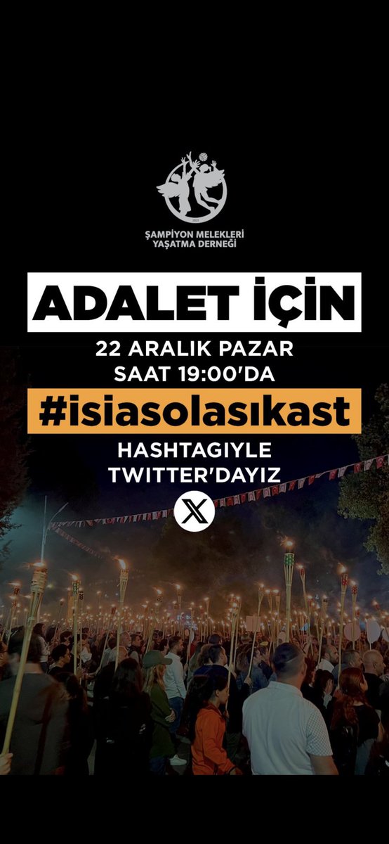 Katiler cezalandırılana kadar Adalet için burada olacağız