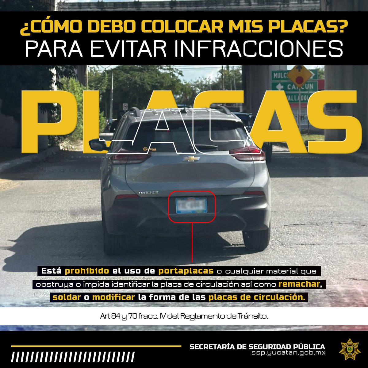 dacelis25's tweet photo. @unpelanamas @sspyuc @unpelanamas   muchos foráneos  le ponen "Portaplacas" a sus placas y ya no se distinguen de dónde son!  No respetan el reglamento del Estado de Yucatán.. no ayuda a mantener seguridad del Estado! https://t.co/XZD9SeIqLy