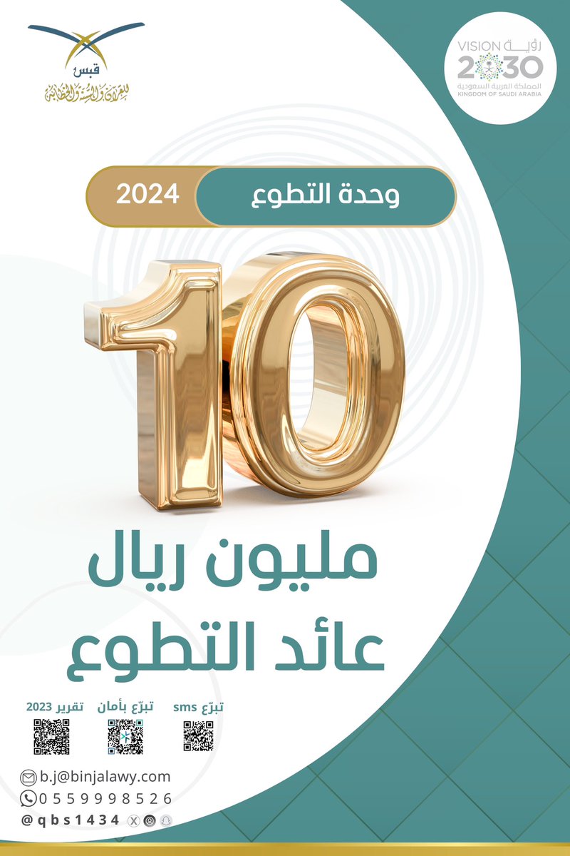 qbs1434's tweet photo. سعياً لتحقيق #رؤية_السعودية_2030
في تطوير العمل التطوعي، جمعية #قبس_للقرآن_والسنة_والخطابة
تُحقق عائداً اقتصادياً متقدماً..

كن جزءً من النجاح وشاركنا فرص التطوع .. https://t.co/Ecberi6o2s