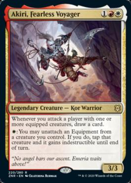 ThursNightMagic's tweet photo. Today's #TNMSpotlight is one of the more fearless Boros commanders you can find, it says so in the name! In traditional 4-player Commander games, you can draw up to 3 cards every time you attack! Find the full deck for sale below!

https://t.co/79wM7Orr2w https://t.co/D8fy5la416