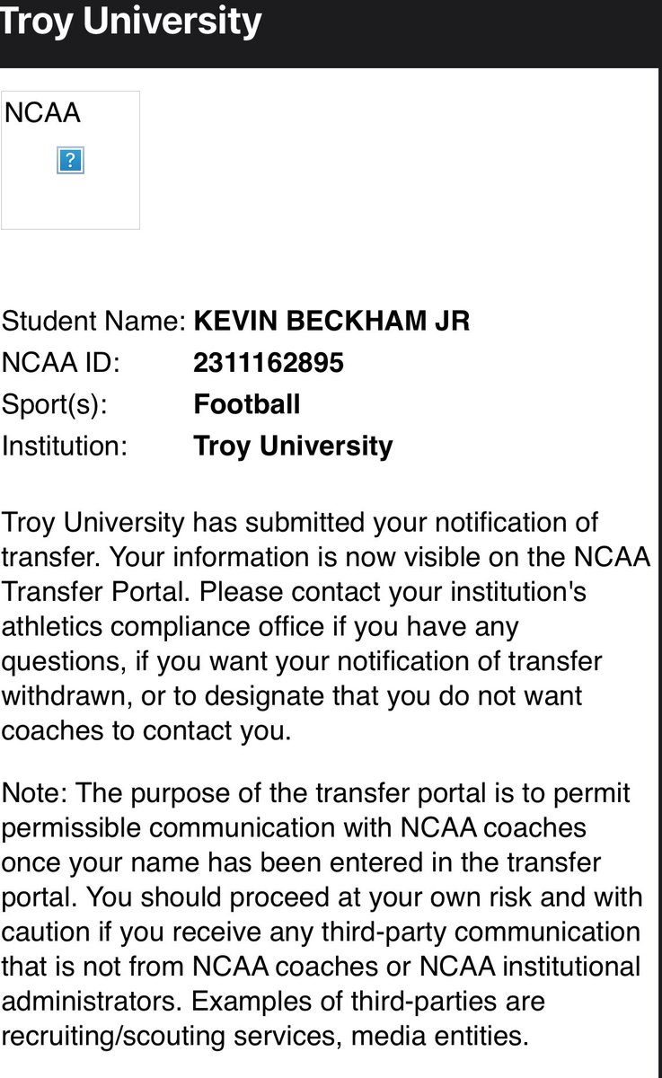 Kevin Beckham Jr tweet media