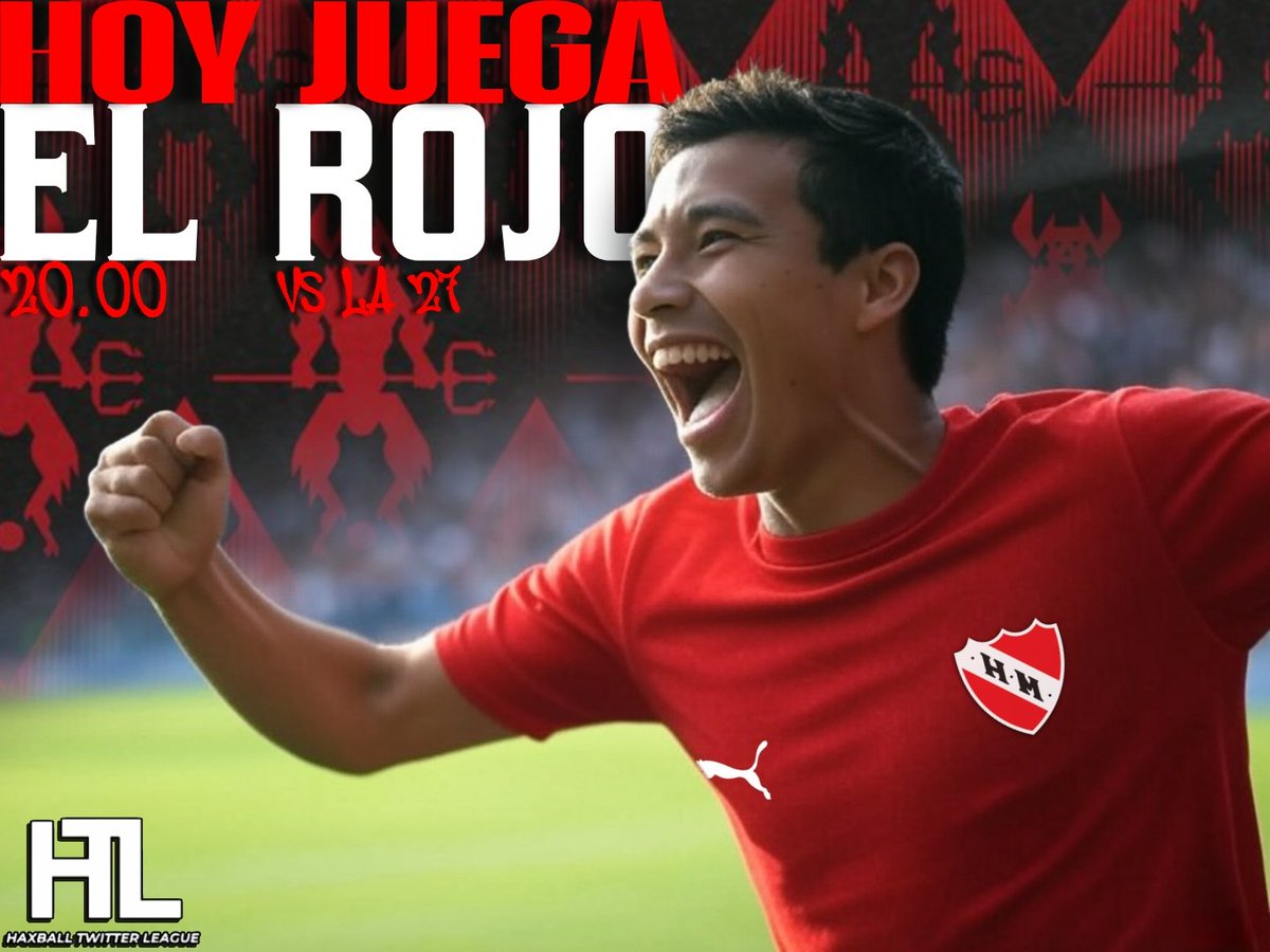 🟥🔴 HOY JUEGA EL ROJO.

Enfrentara a "La 27" de local a las 20.00 por la Copa de la Liga buscando la clasificación a las fases finales.

#TodoRojo🔴
