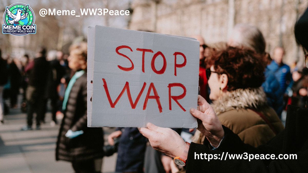 Meme_WW3Peace's tweet photo. 💸More than 2,000,000,000 WW3Peace giveaway

🔸STEP 1 : 💕 &amp; 🔁 + Follow Meme_WW3Peace🔔
🔸STEP 2 : Drop your $SOL wallets

#Solana #SolanaCommunity #SolanaAirdrops #SolanaGiveaway #Altcoins #Presale #NoWar #Peace https://t.co/LpffAwKaLW