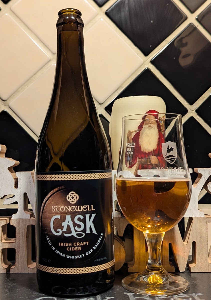 <a href="/StonewellCider/">Stonewell Cider</a> Cask. Irish Craft Cider Aged in Whiskey Oak Barrels. This is surprisingly delicious. It almost has a PX note to it. <a href="/DavidMarra/">David Marra</a> <a href="/DKenni/">WHISKEnnY 🥃</a> If you see this, get it.