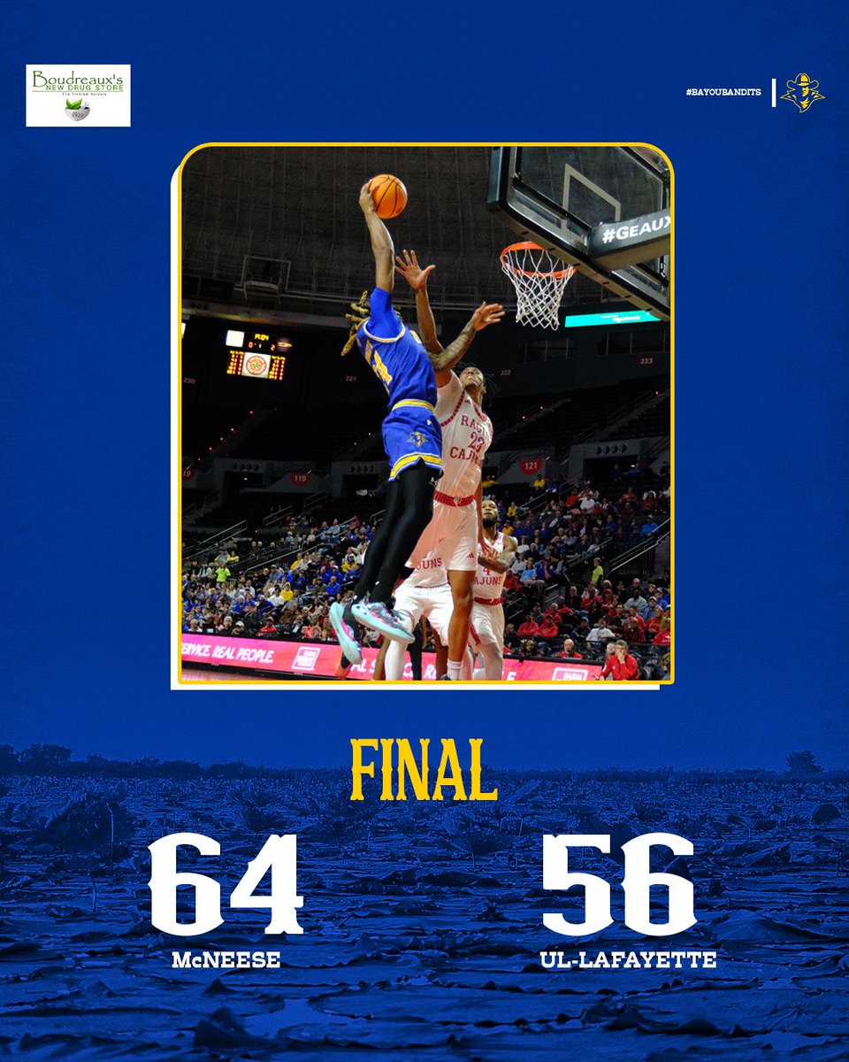 Another win, another reminder that it’s ULL, not UL🤷‍♂️

#BayouBandits | #GeauxPokes