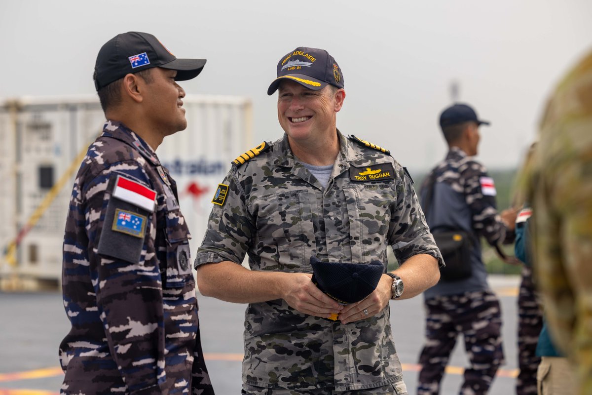 Australian_Navy's tweet photo. Australia’s flagship regional activity, Indo-Pacific Endeavour 24, concluded recently after engaging 2000 #YourADF personnel and 14 countries over four months.
#IPE24 reinforces our commitment to a peaceful, secure and prosperous region. https://t.co/vJuyp8LZNF