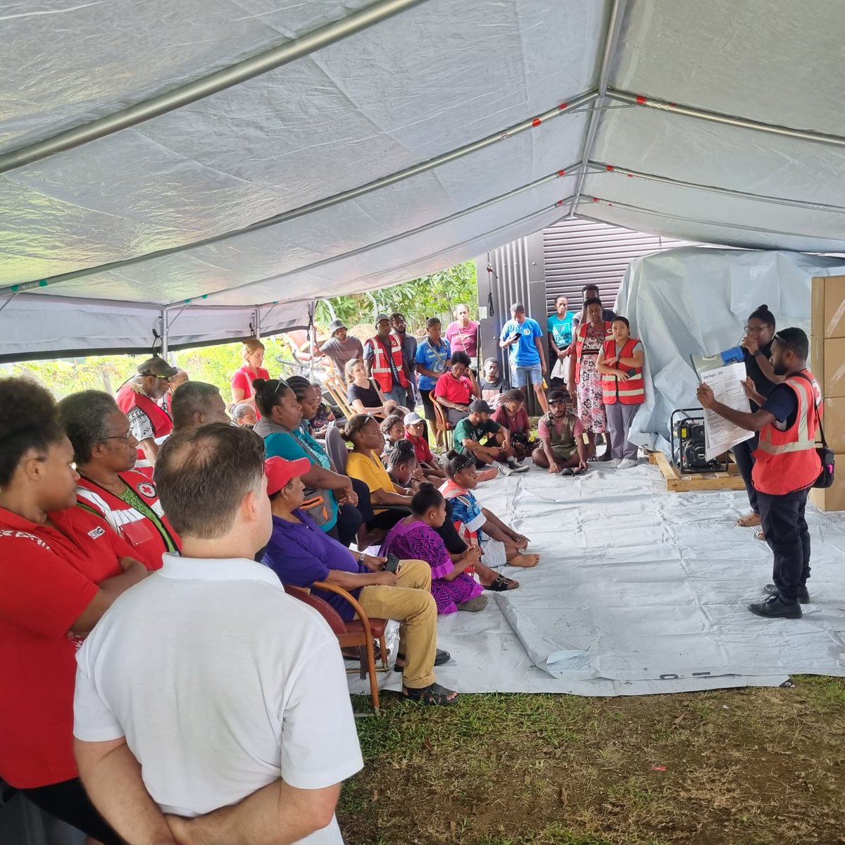 Katie Greenwood (@katiegifrc) on Twitter photo As <a href="/vanuaturedcross/">Vanuatu Red Cross Society</a> assess community needs and distribute vital resources such as water, hygiene kits and equipment to fix dwellings, they are also seeing a lot of fear and trauma. Teams refresh psychological first aid skills before the day begins so they can listen and assist. As <a href="/vanuaturedcross/">Vanuatu Red Cross Society</a> assess community needs and distribute vital resources such as water, hygiene kits and equipment to fix dwellings, they are also seeing a lot of fear and trauma. Teams refresh psychological first aid skills before the day begins so they can listen and assist.