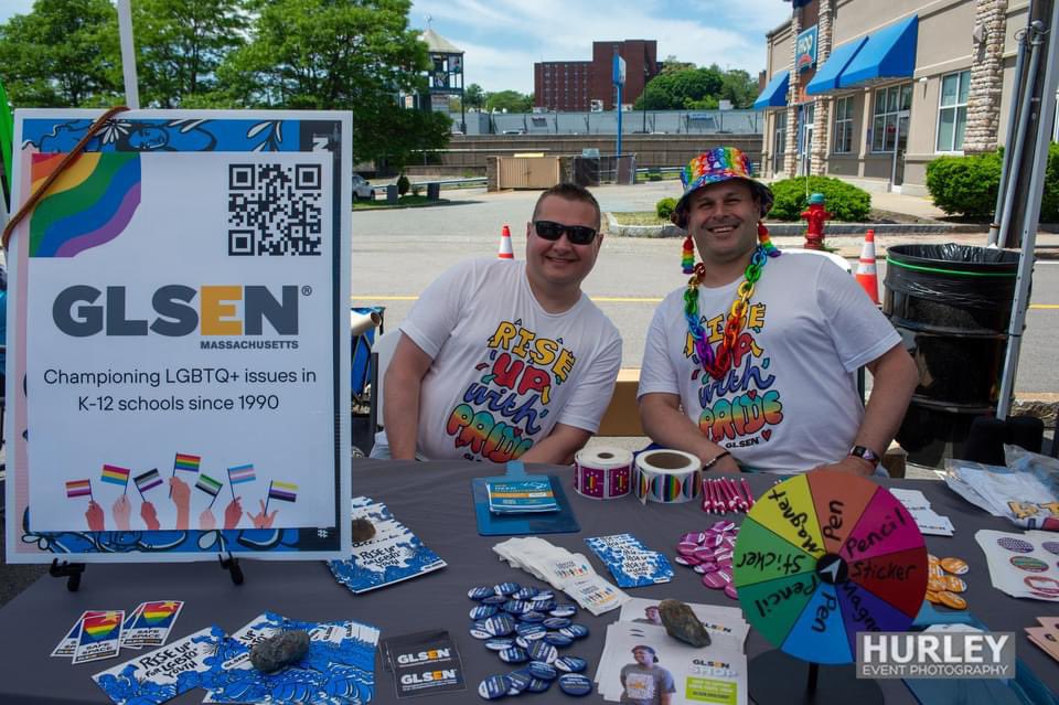Throughout 2024 pride events and retreats, GLSEN Massachusetts has been a part of. #glsen #glsenmass #lgbtqyouth 
6/04/2024- Newton pride flag raising in Glsen Board members Mikah and josiah
6/02/2024- Quincy pride Glsen board member josiah and (husband &amp; volunteer Ryan)