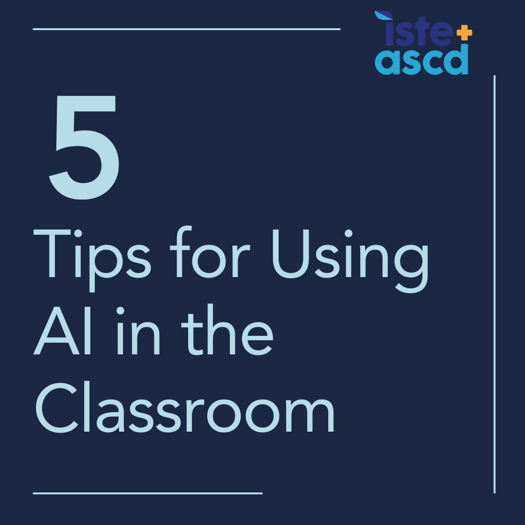 ISTE (@isteofficial) on Twitter photo Revolutionize your teaching with #AI! ππ€ <a href="/jenniferacronk/">Jennifer Cronk</a>'a blog shares 5 actionable tips to integrate AI in the classroomβfrom streamlining tasks to fostering creativity. Empower your students and simplify your day! π hubs.ly/Q02_S-GG0 #EdTech #AIinEducation Revolutionize your teaching with #AI! ππ€ <a href="/jenniferacronk/">Jennifer Cronk</a>'a blog shares 5 actionable tips to integrate AI in the classroomβfrom streamlining tasks to fostering creativity. Empower your students and simplify your day! π hubs.ly/Q02_S-GG0 #EdTech #AIinEducation