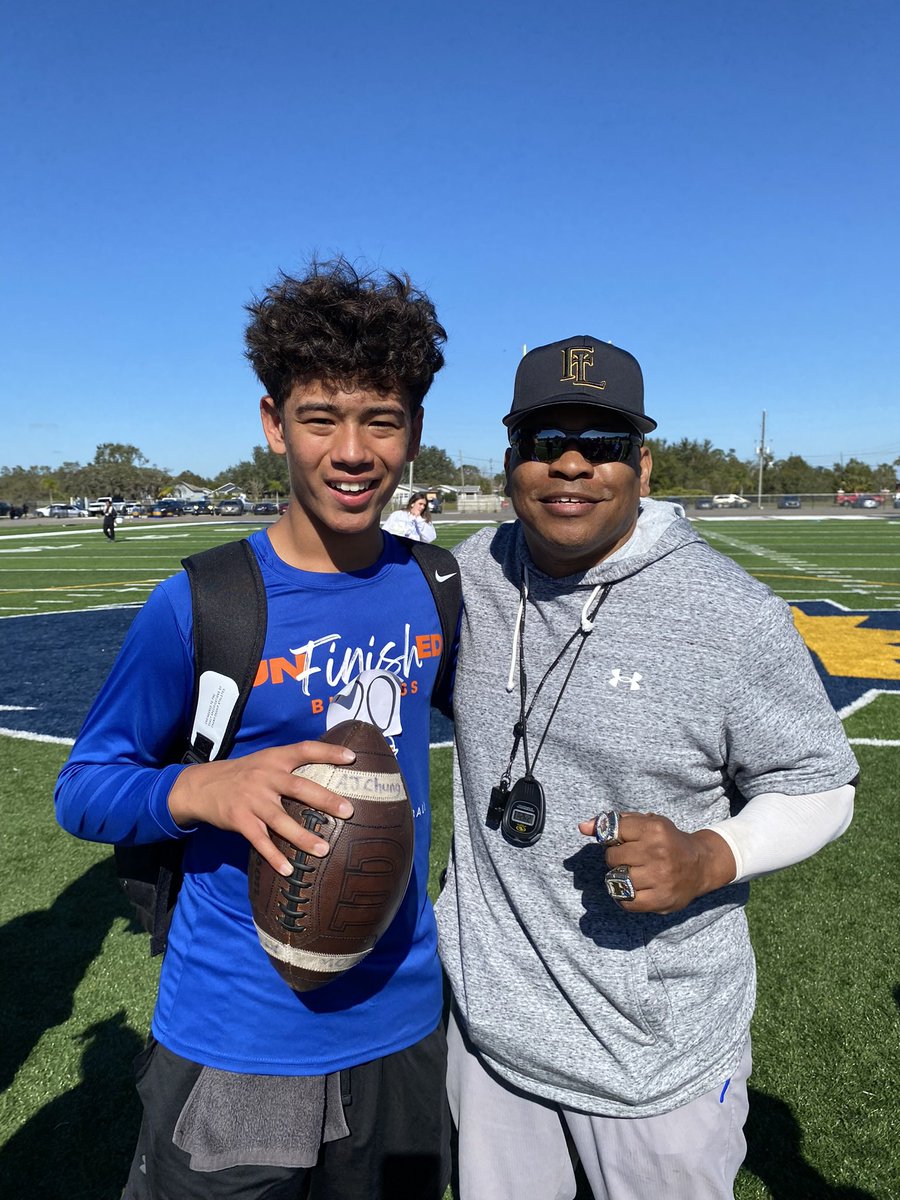 AJ Chung (@ajchungqb) on Twitter photo Extremely blessed and grateful for receiving my first collegiate offer from the University of Fort Lauderdale!!
Thank you <a href="/CoachTravisJoh1/">CoachTravisJohnson.com</a> for a great camp and opportunity to showcase my talents. This is just the beginning ‼️‼️
<a href="/baylintrujillo/">Baylin Trujillo</a> <a href="/WestOrangeFB/">West Orange Football</a> <a href="/Coach_GThompson/">Geno Thompson</a> Extremely blessed and grateful for receiving my first collegiate offer from the University of Fort Lauderdale!!
Thank you <a href="/CoachTravisJoh1/">CoachTravisJohnson.com</a> for a great camp and opportunity to showcase my talents. This is just the beginning ‼️‼️
<a href="/baylintrujillo/">Baylin Trujillo</a> <a href="/WestOrangeFB/">West Orange Football</a> <a href="/Coach_GThompson/">Geno Thompson</a>