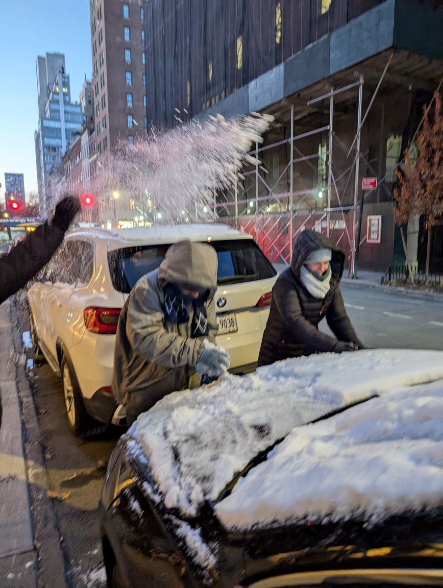 Don't get to see snow very often but got lucky in NYC this year. Fun with the family in the City
