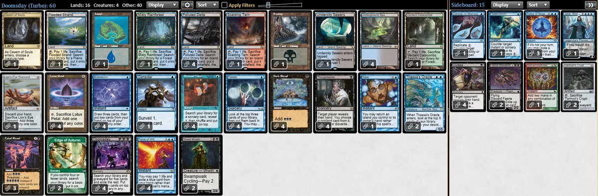 wonderPreaux's tweet image. No more Vexing (Bauble), but I'm still flexing -- top8'd the Sunday Legacy challenge; about 1 MD and 2 SB slots to tinker with still, but, list works pretty well.