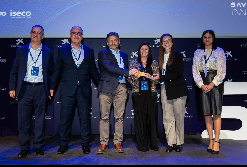 Inn_Somnia's tweet photo. 🥇La primera edición de los Premios Savia Innova ha culminado con el reconocimiento al proyecto ganador, #BLAUTIC, junto al grupo de investigación de la Universitat Jaume I y la mención de honor a #Inrobics y #AmaiaApp. ¡Enhorabuena a las 3 startups finalistas!👏 https://t.co/GuKytfgj0o