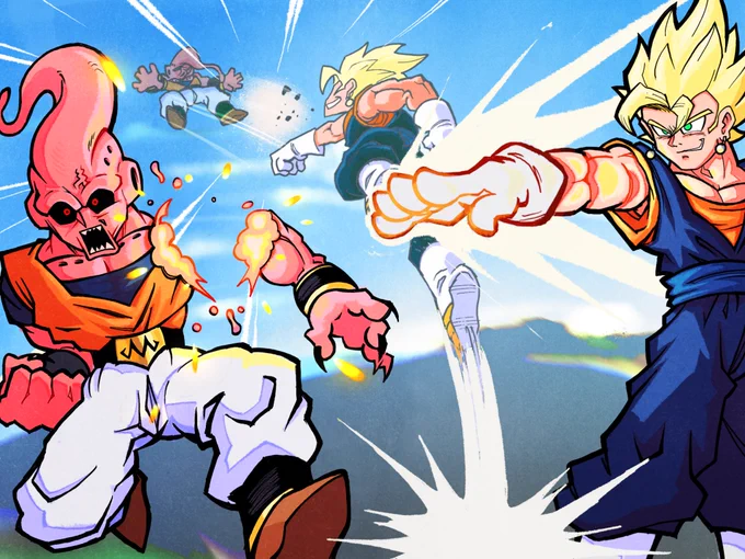 Vegito vs Super Buu  ( finally finished DBZ wahooo! ) 