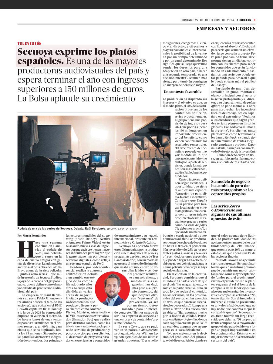 raulberdones's tweet photo. Gracias @elpais_espana por esta entrevista!! https://t.co/eeunQRgOka