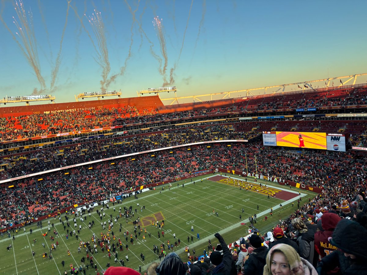 I got to watch my favorite team win the football game in person🥳