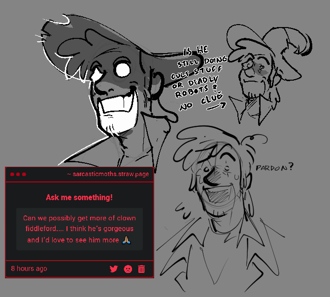 a bit more simple doodles for him cause idk what to do with him rn #gigglefallsau #GravityFalls 