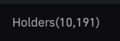 TyrelleAB's tweet photo. 10k Holders in 6 hours https://t.co/ZFdPQVLfdr