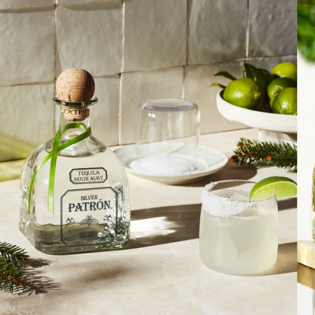 Patron's tweet photo. One tequila, endless possibilities. Get inspired this holiday and order a bottle of PATRÓN Silver Tequila.

https://t.co/PJaHr6pOmJ #PatronTequila #PatronSilver https://t.co/B9nyI6pXTG