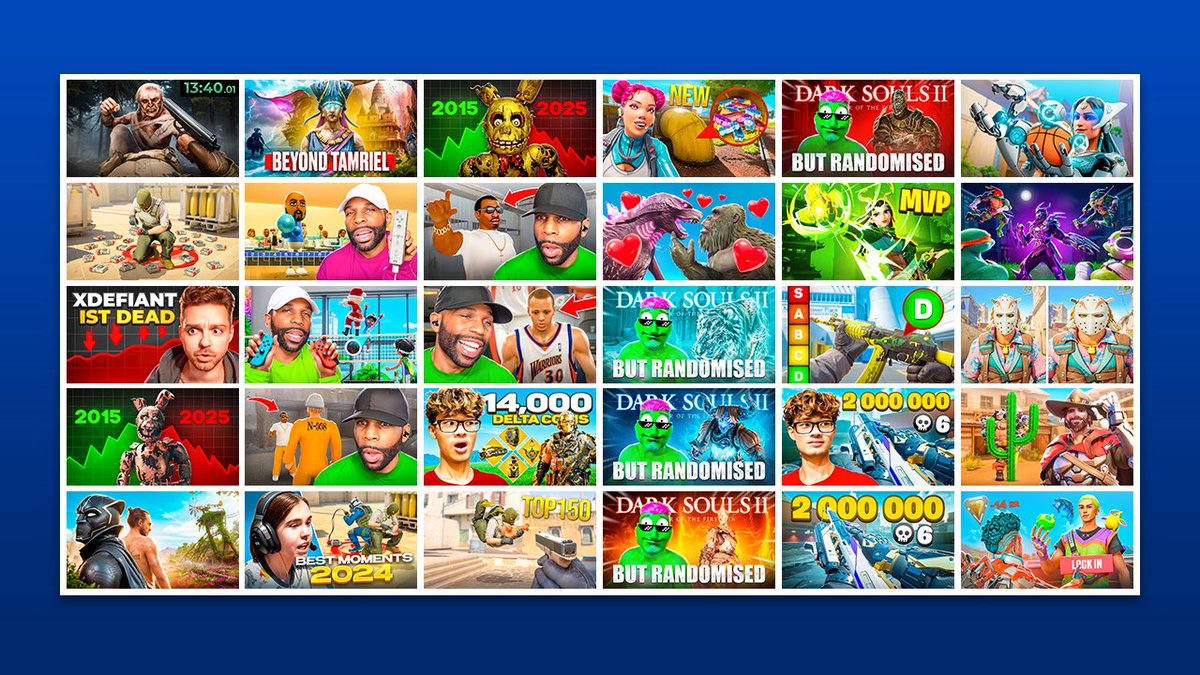 Tomori_DZN's tweet image. WEEKLY THUMBNAILS 🎨🔥

We’ve done a lot of work this week! 💪✨

How about it?
Rate each thumbnail from 1 to 10, or choose the best one! 🏆
#Thumbnails #DesignShowcase #CreativeWork #GamingThumbnails #GameDesign #CS2 #Valorant #Minecraft #Fortnite #PUBG #LeagueOfLegends…