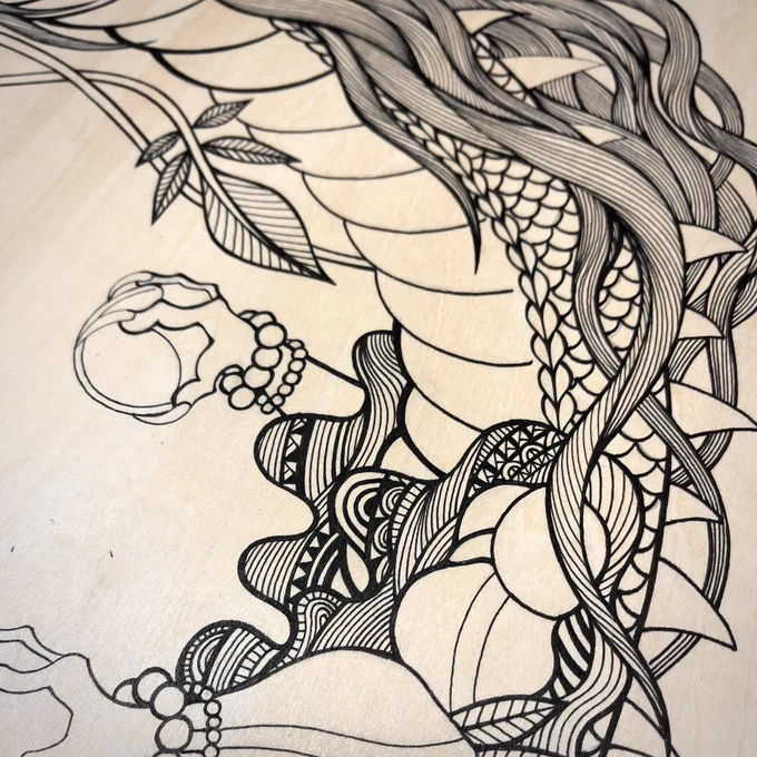 おはようございます本日も絵が描けることに感謝いろいろあって今日から年明けまでパートは休職です。画業は通常業務です 
