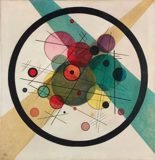 tamphopho's tweet photo. kandinsky 1923 / moscow metro 1980 https://t.co/6MGYMt8Gwz