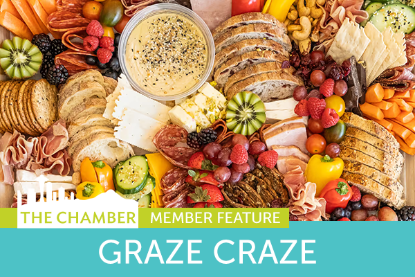 [Member Feature] Learn how Chamber member Graze Craze is here make your meal a meal to remember in our member feature: bit.ly/48jUmR2