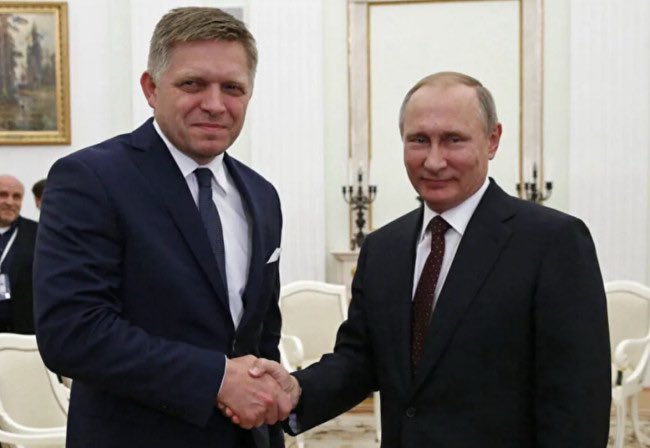 JayinKyiv's tweet photo. Fico is Putin's bitch. https://t.co/Y1iYpOMXiF