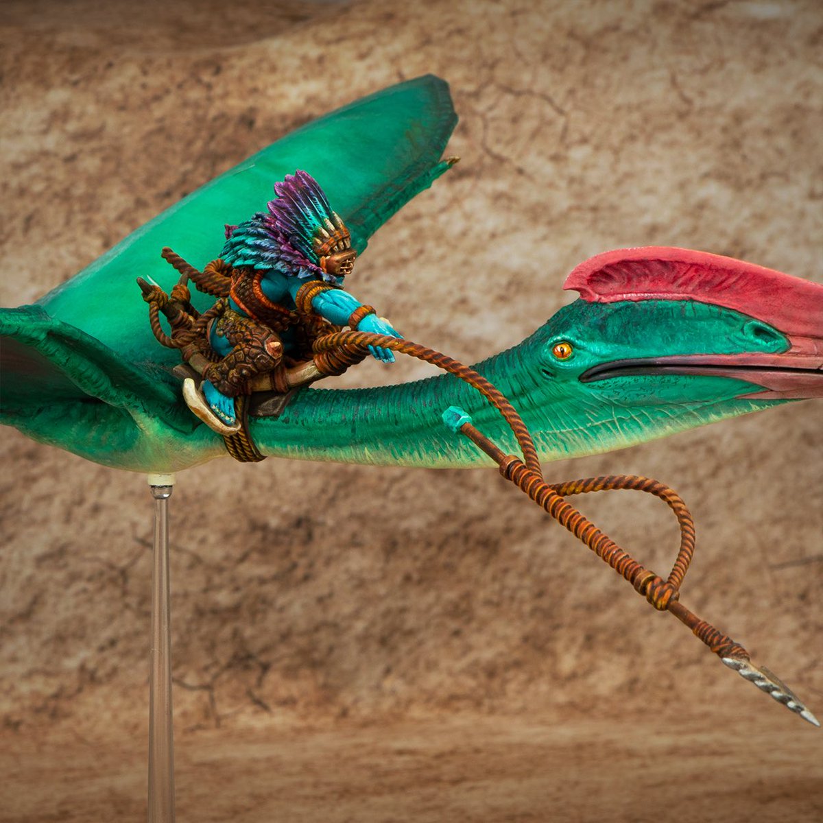 ulverbite's tweet photo. W’adrhûn Quatl / Winglord Predator
🪽
#colorsofconquest #pathofconquest #conquest #miniaturepainting @PBWargames https://t.co/81up6ZVjcv