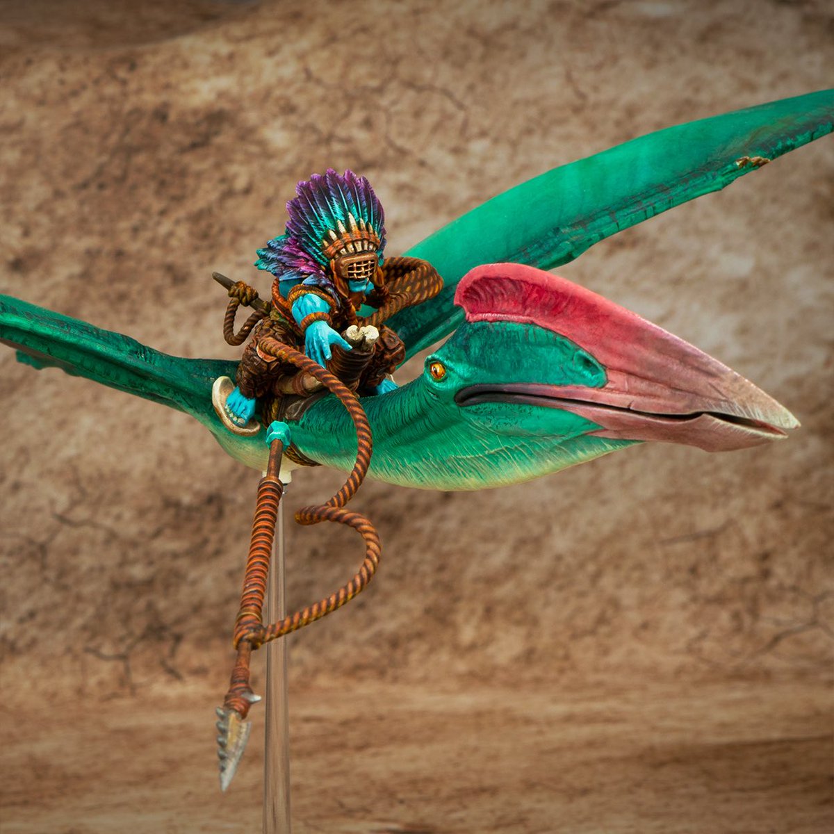 ulverbite's tweet photo. W’adrhûn Quatl / Winglord Predator
🪽
#colorsofconquest #pathofconquest #conquest #miniaturepainting @PBWargames https://t.co/81up6ZVjcv