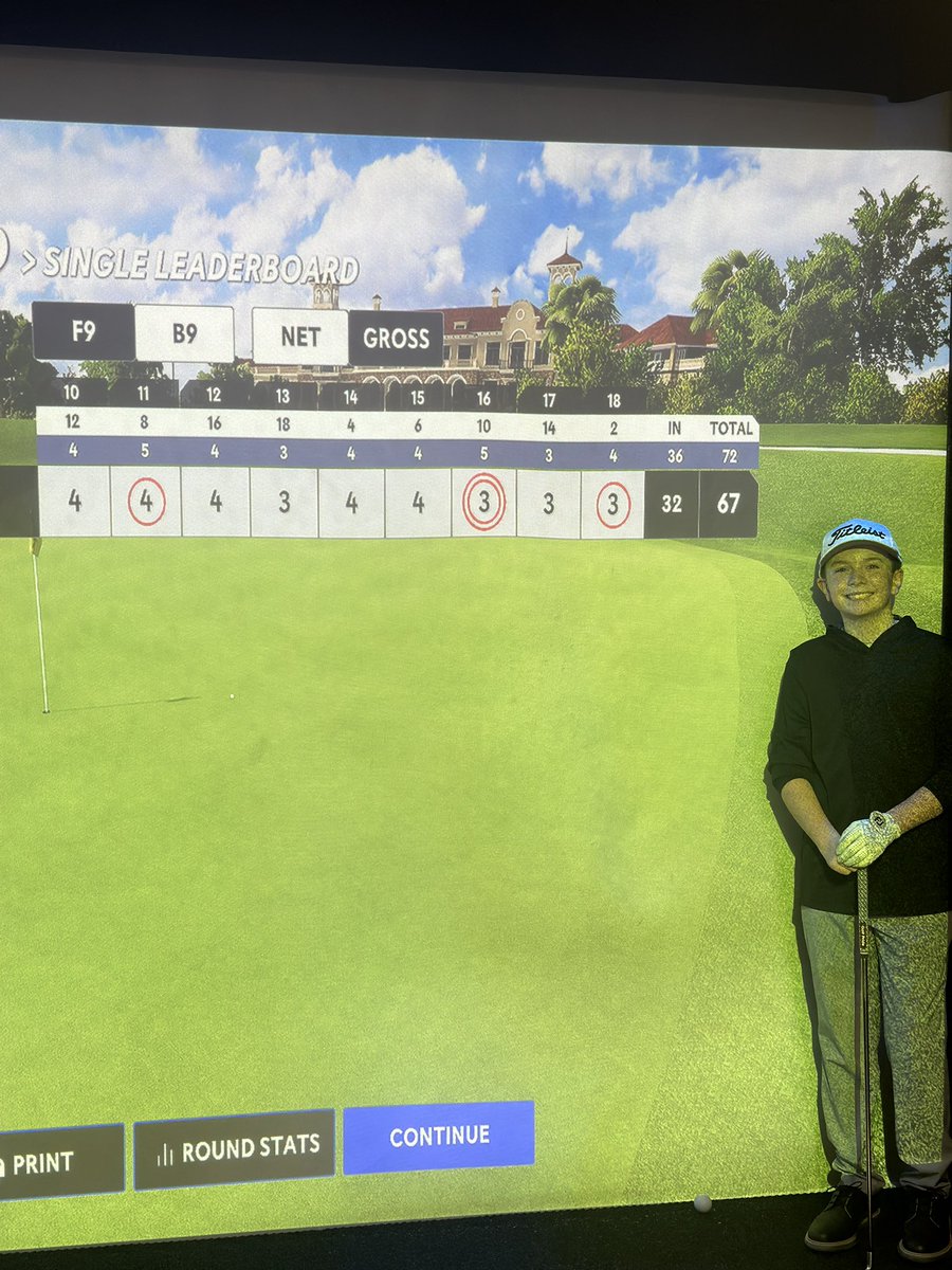 Back in the lab again on the <a href="/FullSwingGolf/">Full Swing</a> simulator at <a href="/themillercenter/">The Miller Center</a>