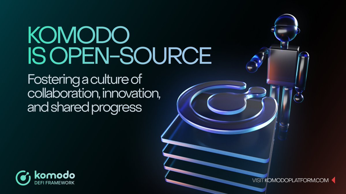 Trust the code, not the words 💿

Komodo Wallet is fully open-source, transparent, and solid.

Analyze, fork, copy — your trust, your control.

We’re here for you 👇
github.com/KomodoPlatform…